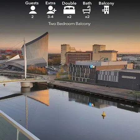 Apartament Media Salford Quays Manchester
