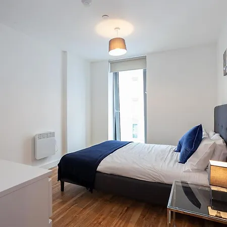 A Modern And Trendy 1 Bed Apartment In Media City דירה מנצ'סטר