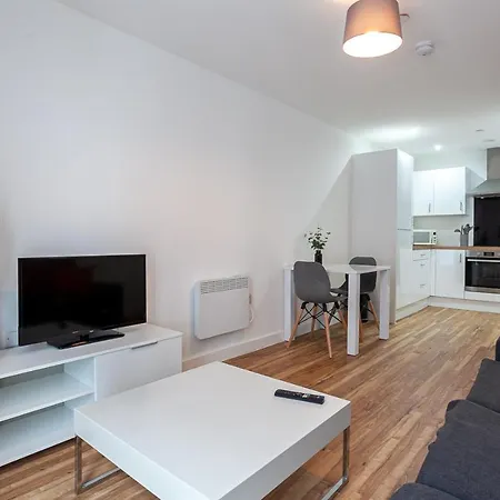 דירה A Modern And Trendy 1 Bed Apartment In Media City מנצ'סטר