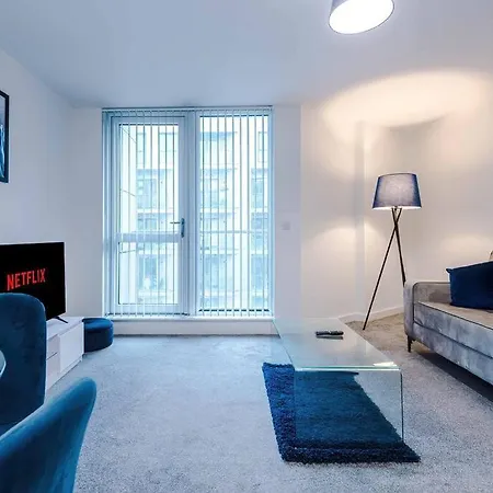 Apartamento Luxury Centre Apt - Balcony - Parking Access Mánchester