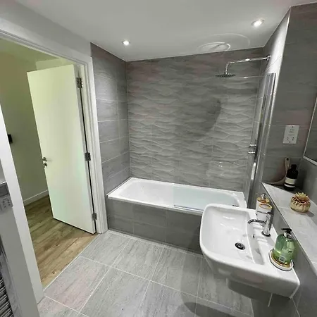 1 Bed Flat With View Of Old Trafford Lägenhet *