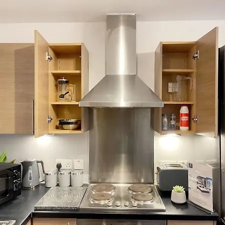 公寓 Cityfront Cosy Near Centre & Etihad Stadium, Free Parking *