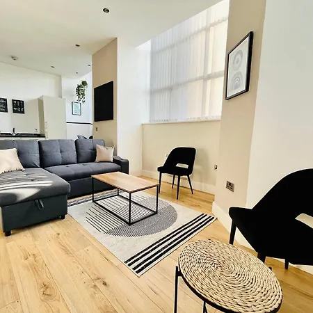 아파트 Bright And Spacious 2 Bed Apt - Sleeps Up To 6 맨체스터