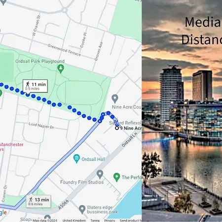 Bespoke Salford Quays - Garden, Wifi And Parking Manchester