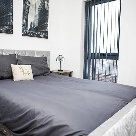 Apartman Stylish Two-bedroom Salford Quays Manchester