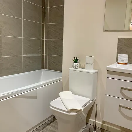 Apartmán Stylish Living: 1br Apt Near Mcr Central Manchester