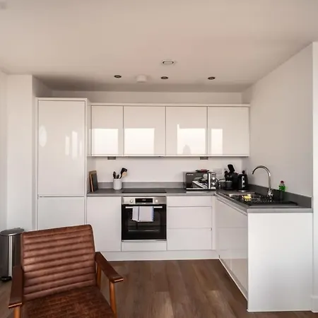 Stayzeni, Alexandra Rise Super 1 Bed Lägenhet Manchester