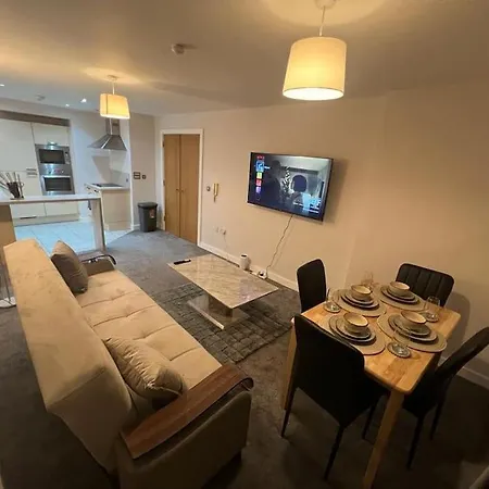 Lägenhet Ao Arena Flat Manchester, With Parking *