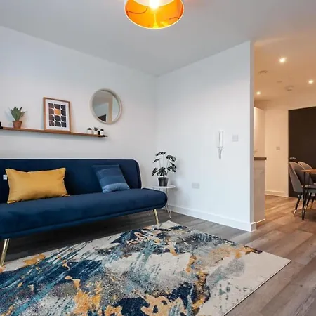 Apartamento Modern 2 Bed Flat 5min To Old Trafford Stadium Mánchester