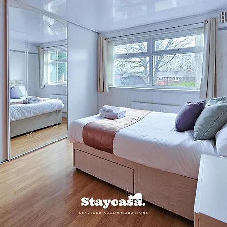 Large 6br House Free Parking & Wifi *