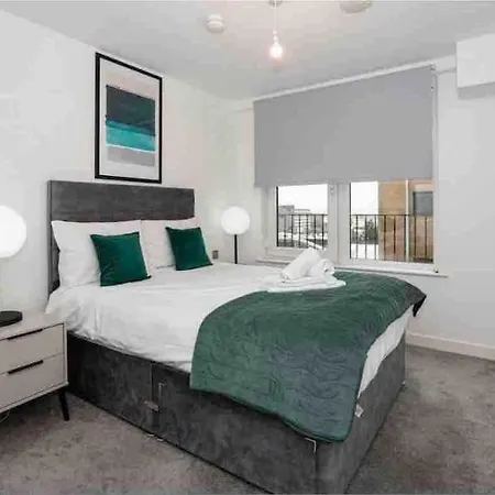 Cosy 2bed Penthouse, Mcr, Salford Apartmán