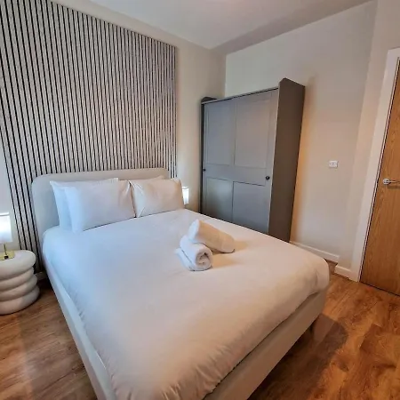 2 Bed Centre Flat Free Parking Vakantiehuis Manchester