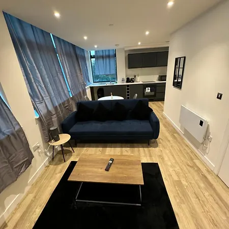 Apartament Sleek And Cosy 1-bedroom Getaway Flat In Stretford *