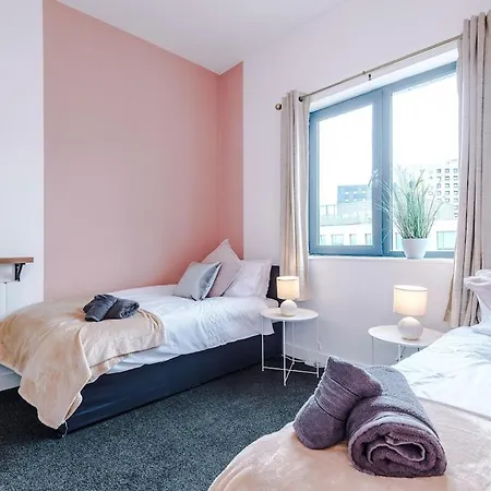 Appartement Free Parking, Sleeps 6, Stylish In Salford Quays *