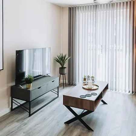 דירה 2bed 2bath Nr Old Trafford Parking