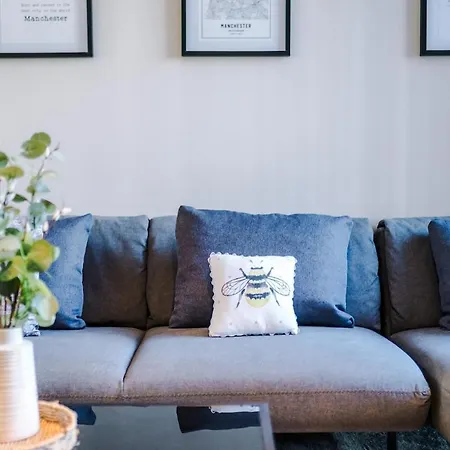 Hébergement de vacances Modern House - Sleeps 6 - Free Parking - Near Etihad Stadium - Coop Live *
