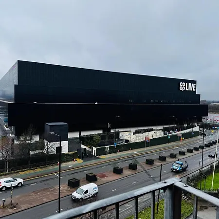 Chic 2-bed Flat - Coop Live & Ethiad Appartement Manchester