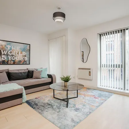 Apartman Lux Livin' - Luxury 2 Bed Centre Free Parking *