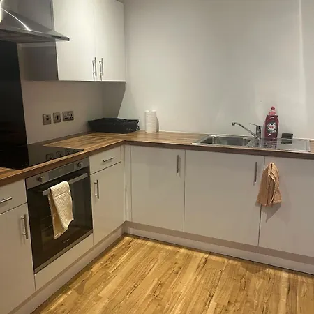 Luxepoint A Luxurious1-bed Flat With Gym And Cinema מנצ'סטר