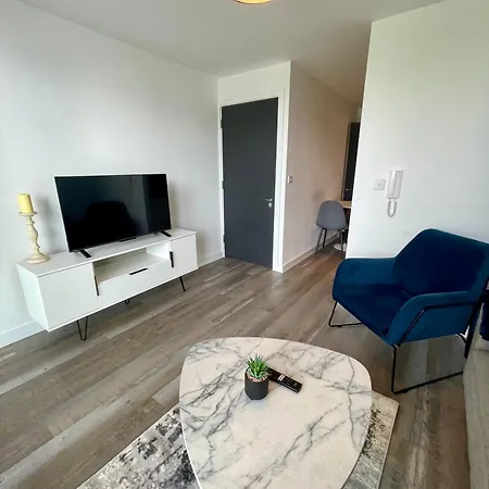 Apartmán Modern Lux 2 Bedroom Duplex Apartment Free Parking Manchester