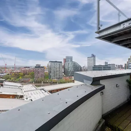 公寓 Cityscape Mcr Skyline- 2br, Free Parking, Views *