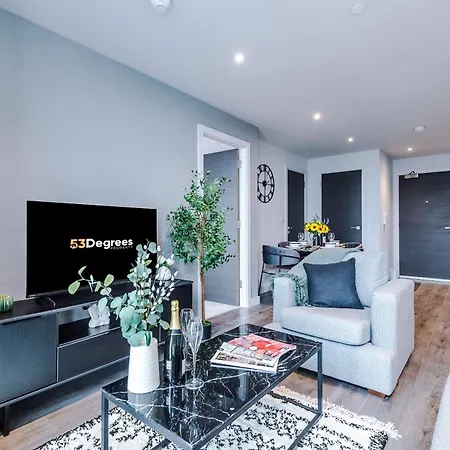 Stunning New 2-bed Flat In Perfect For Couples Daire Manchester