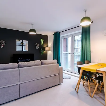 Free Parking, Cosy 2bed In Salford Quays, Balcony, Sleeps 6 Apartmán *