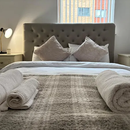 شقة Lux 2bed Centre And Ao Arena Free Parking Modern *