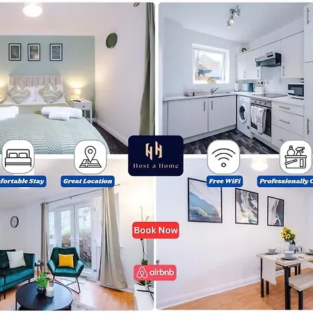 Comfy 1br In Salford, Kitchen, Wifi And Parking * Μάντσεστερ