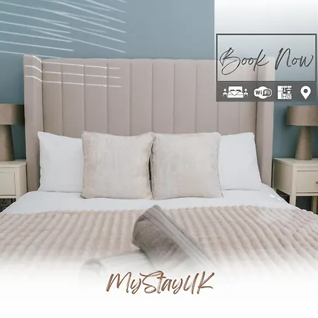 3br House By Mystayuk Short Lets & Serviced With Free Wifi & Free Parking * מנצ'סטר