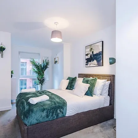 Centre, Comfy 1 Bedroom Apartamento Mánchester