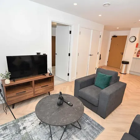 Apartmán Contemporary Flat In W Balcony