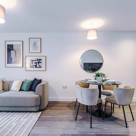 Lägenhet Modern 2br W Secure Parking Salford