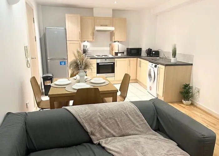 Daire 2 Bedroom City Center Manchester