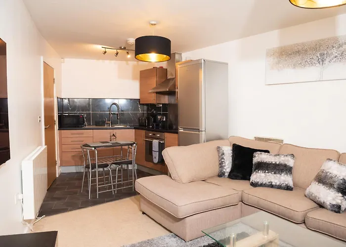 Lägenhet Luxury Two Bedroom Flat Opposite Coop Live N Etihad Stadium With Free Secure Parking, Netflix And Sky Tv Manchester