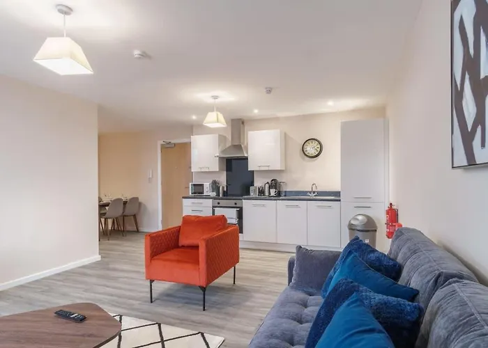 Bright 2 Bed - Sleeps 4 Апартаменты Манчестер