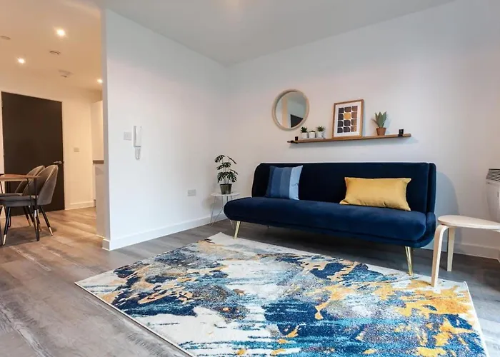 Superb 2 Bed Flat 5min To Old Trafford Stadium Apartamento *