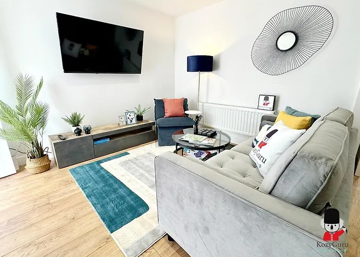 Kozy Salford 4br 9ppl 5 Mins To Centre Lejlighed *