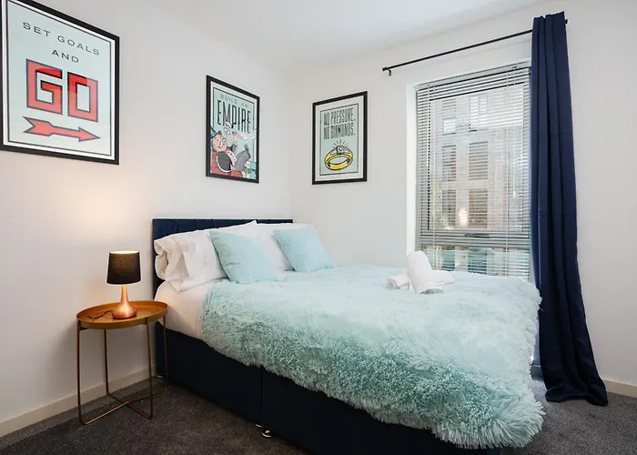 Lux Livin' - Luxury 2 Bed Centre Free Parking Lejlighed