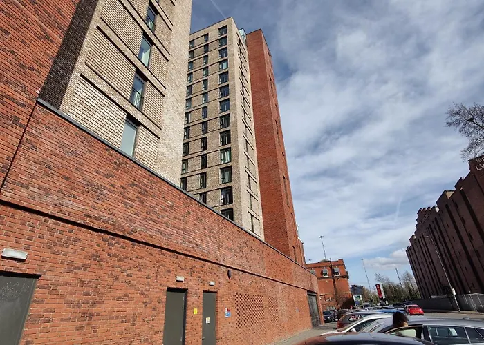 Apartmán Penthouse-like With & Waterfront Views In Old Trafford With 500mbps Internet And Netflix Manchester