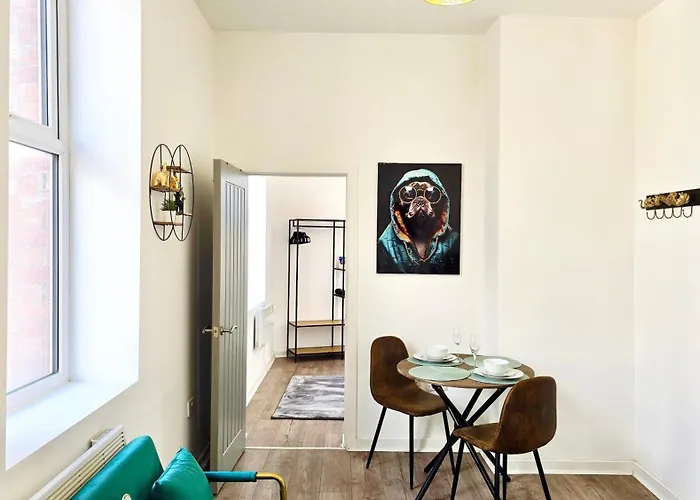 Apartamento Stylish 1br Executive Bury With Kitchen And Wifi Mánchester