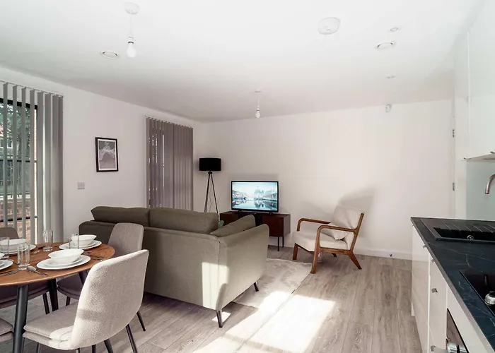 Apartment Contemporary 2bed Near Etihad *