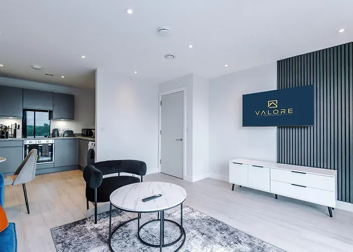 Apartamento Stylish 1-bed Fast Wi-fi Easy Access To Mánchester