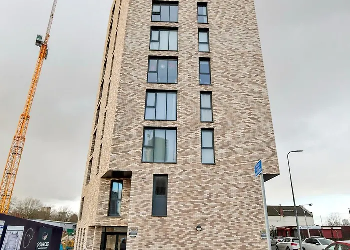 아파트 Modern 2 Bed, 2 Bath With Ensuite By Avalora Short Lets & Serviced Salford, Near Tram Manchester, Train Station, Parking 맨체스터