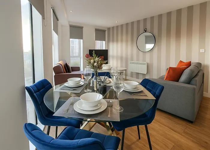 Designer Penthouse In With Parking Apartment Manchester