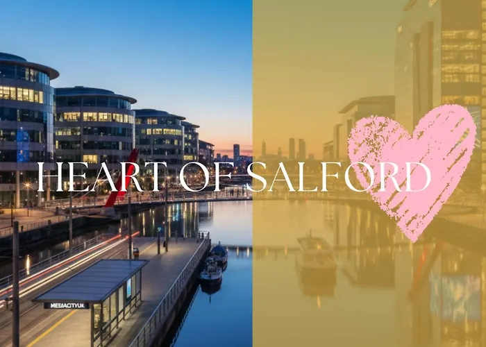 Salford Skyline At Media Manchester