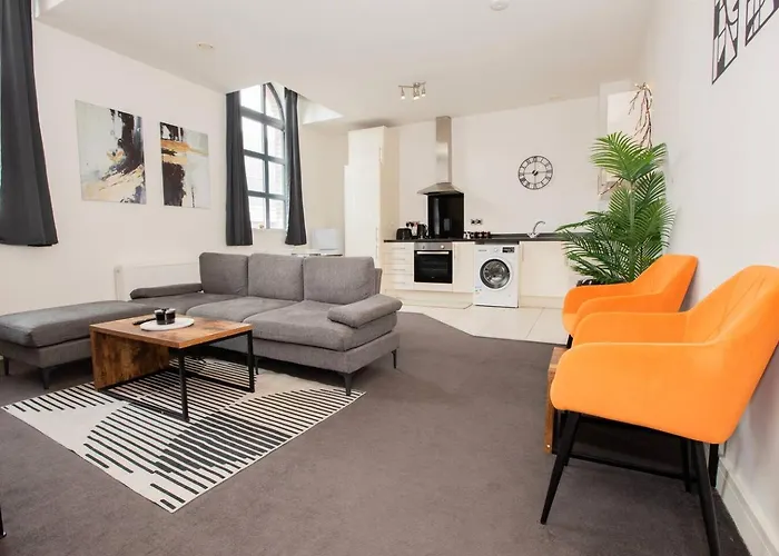 公寓 Prime Salford 2Br • Free Parking • Near Mediacity *