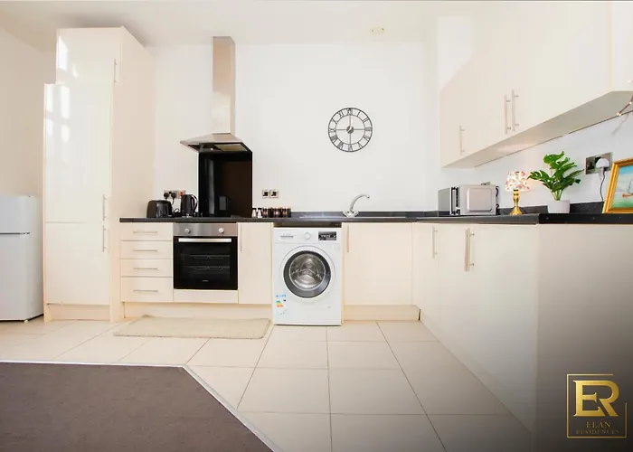 公寓 Prime Salford 2Br • Free Parking • Near Mediacity 曼彻斯特