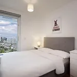 Apartmán 2 Bed Ensuite With Fantastic Night View And Old Trafford Stadium Manchester