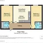 2 Bed 2 Bath Apartment,500 Meter's From Deansgate Close To Ao Arena マンチェスター